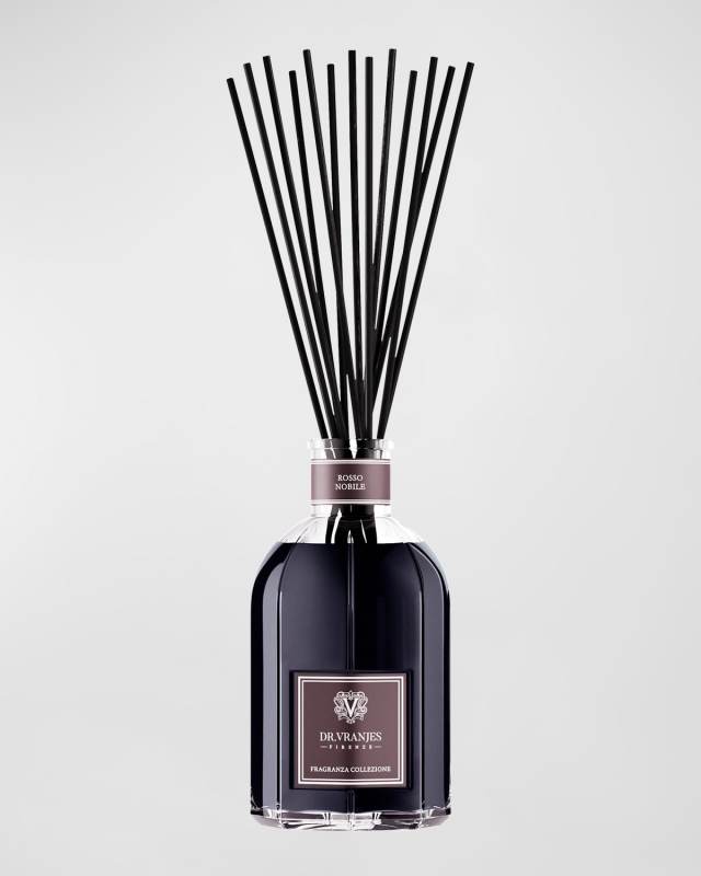 85 oz. Rosso Nobile Vase Glass Bottle Collection Fragrance